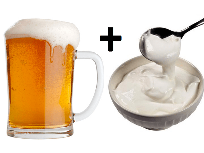 cerveja com creme azedo para potência