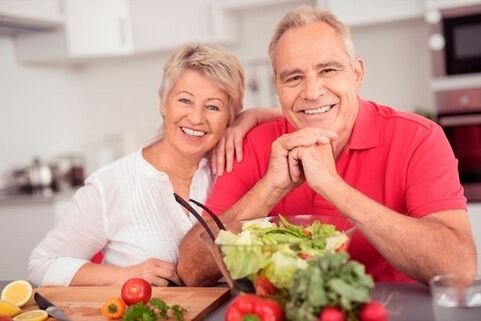 salada de legumes para aumentar a potência depois dos 60