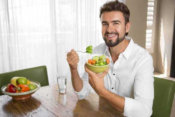 vegetais e frutas para boa potência